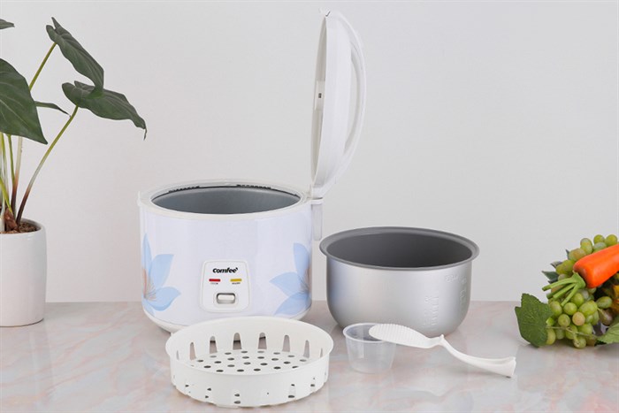 Nồi cơm nắp gài Comfee 1.5 lít CR-CM1520(D) Màu Trắng - Xanh