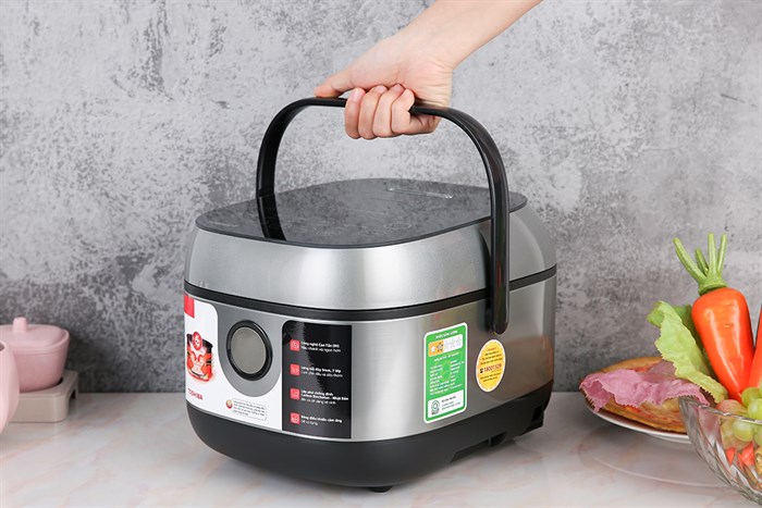 Nồi cơm cao tần Toshiba 1 lít RC-10IP1PV Màu Bạc