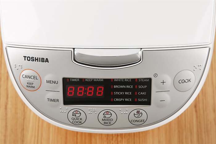 Nồi cơm điện tử Toshiba 1.8 lít RC-18DH2PV(W) Màu Trắng