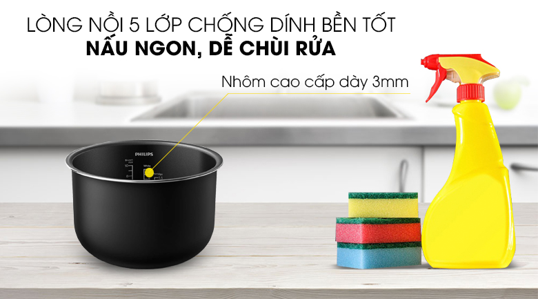Nồi cơm điện tử Philips 1.8 lít HD4515 - 9