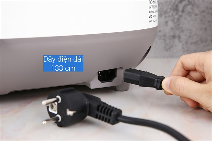 Nồi cơm điện tử Philips 1.8 lít HD4515 Màu Trắng