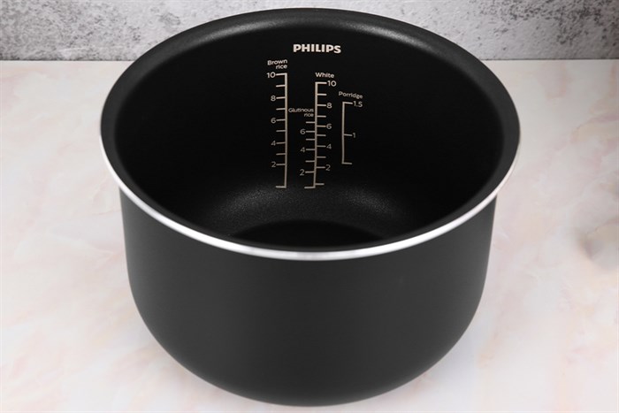 Nồi cơm điện tử Philips 1.8 lít HD4515 Màu Trắng