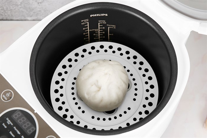 Nồi cơm điện tử Philips 1.8 lít HD4515 Màu Trắng