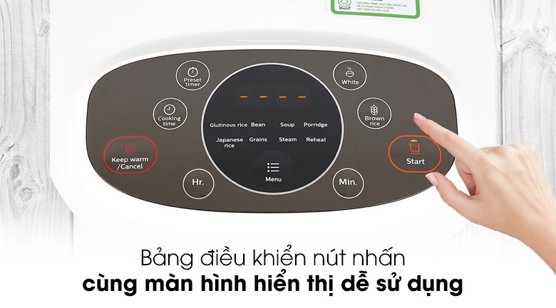 Nồi cơm điện tử Philips 1.8 lít HD4533
