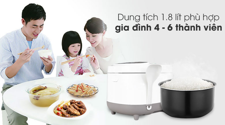 Nồi cơm điện tử Philips 1.8 lít HD4533