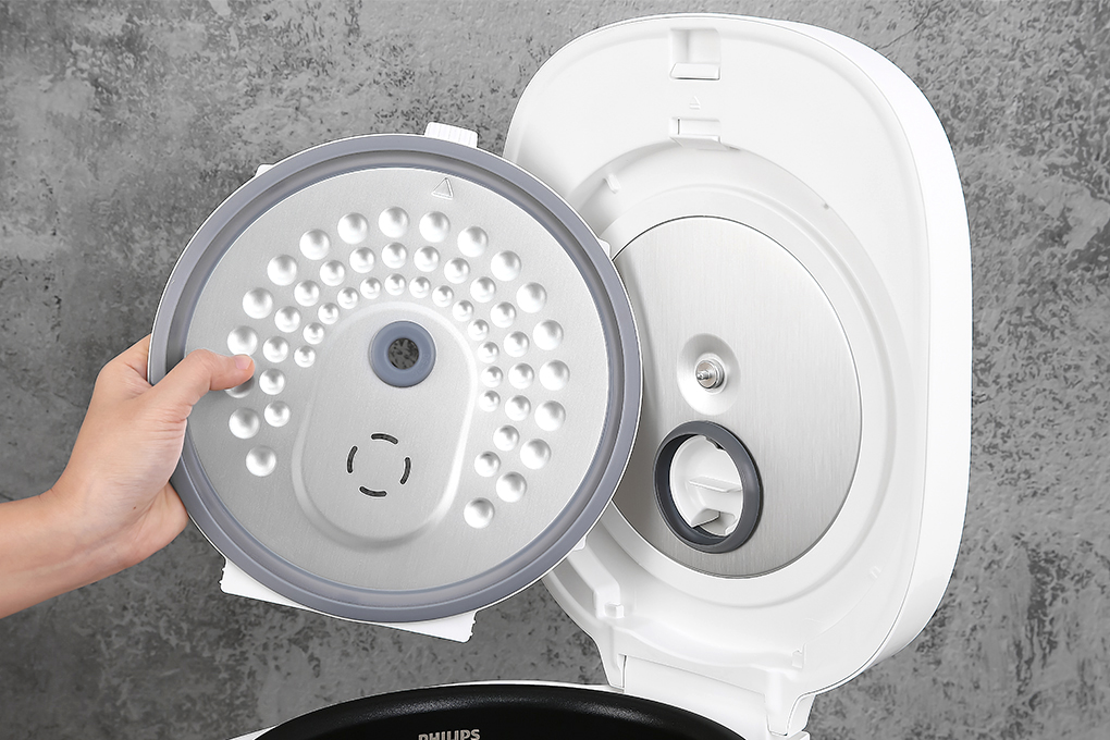 Nồi cơm điện tử Philips 1.8 lít HD4533 Màu Trắng