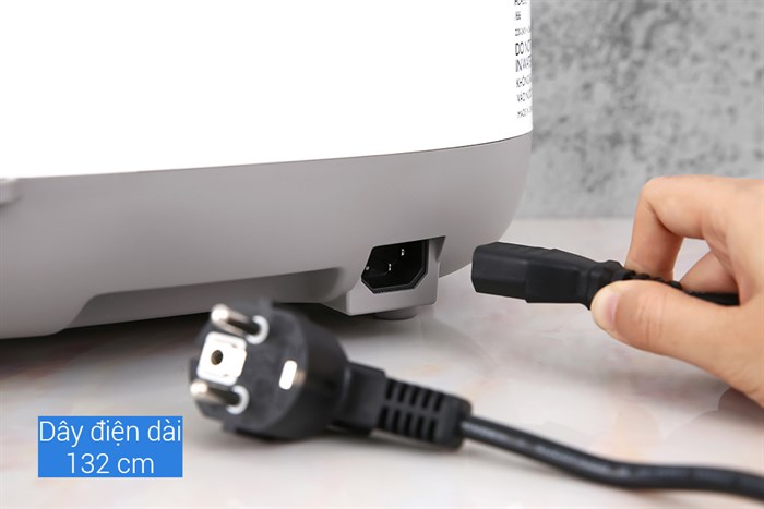 Nồi cơm điện tử Philips 1.8 lít HD4533 Màu Trắng