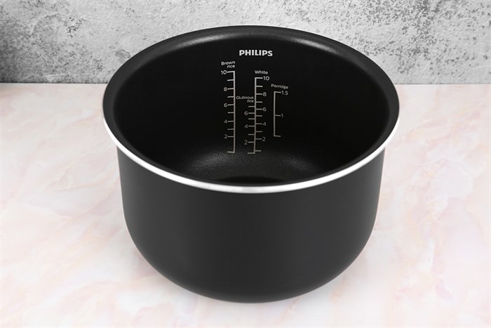 Nồi cơm điện tử Philips 1.8 lít HD4533 Màu Trắng