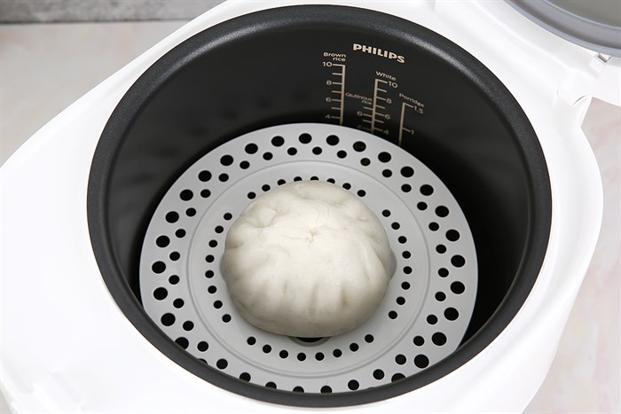 Nồi cơm điện tử Philips 1.8 lít HD4533 Màu Trắng