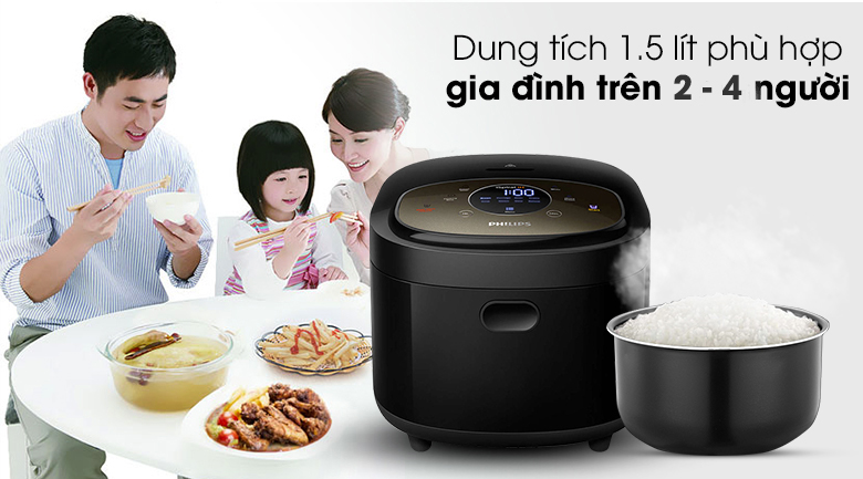 Nồi cơm cao tần Philips 1.5 lít HD4528