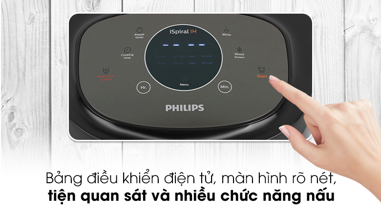 Nồi cơm cao tần Philips 1.5 lít HD4528