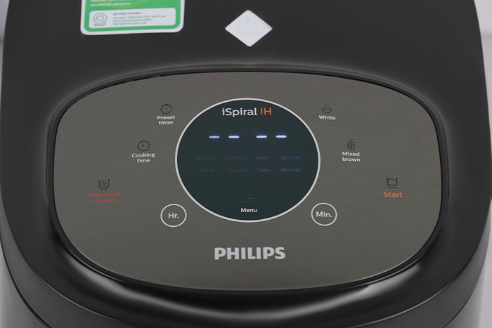 Nồi cơm cao tần Philips 1.5 lít HD4528 Màu Đen
