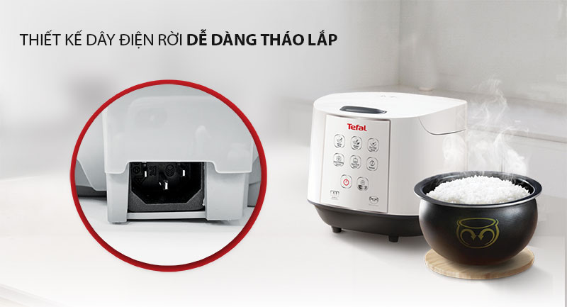 Nồi cơm điện tử Tefal 1.8 lít RK732168