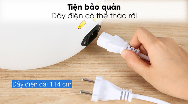 Nồi cơm điện nắp rời Sharp 2.2 lít KSH-D22SV-CH