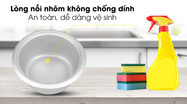 Nồi cơm điện nắp rời Sharp 2.2 lít KSH-D22SV-CH