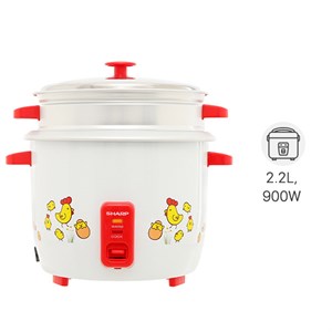 Nồi cơm điện nắp rời Sharp 2.2 lít KSH-D22SV-CH