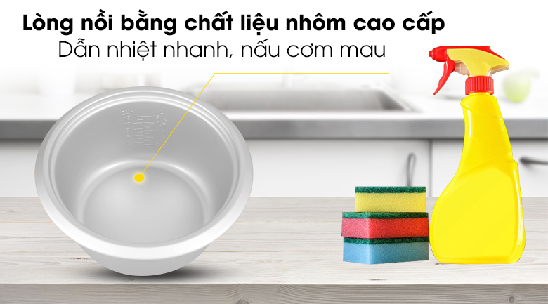 Nồi cơm điện nắp rời Sharp 2.8 lít KSH-D28SV-CR