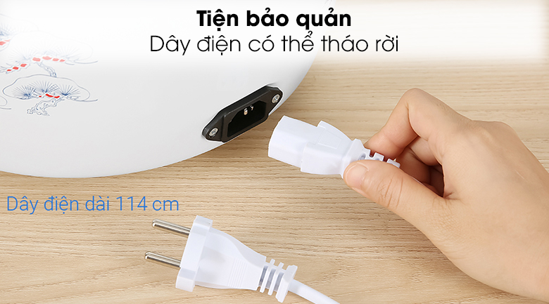 Nồi cơm điện nắp rời Sharp 2.8 lít KSH-D28SV-CR