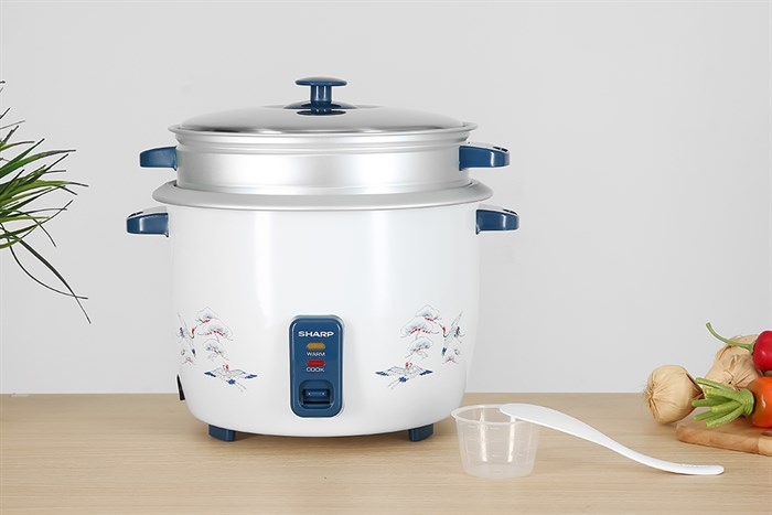 Nồi cơm điện nắp rời Sharp 2.8 lít KSH-D28SV-CR Màu Trắng