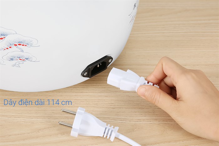 Nồi cơm điện nắp rời Sharp 2.8 lít KSH-D28SV-CR Màu Trắng