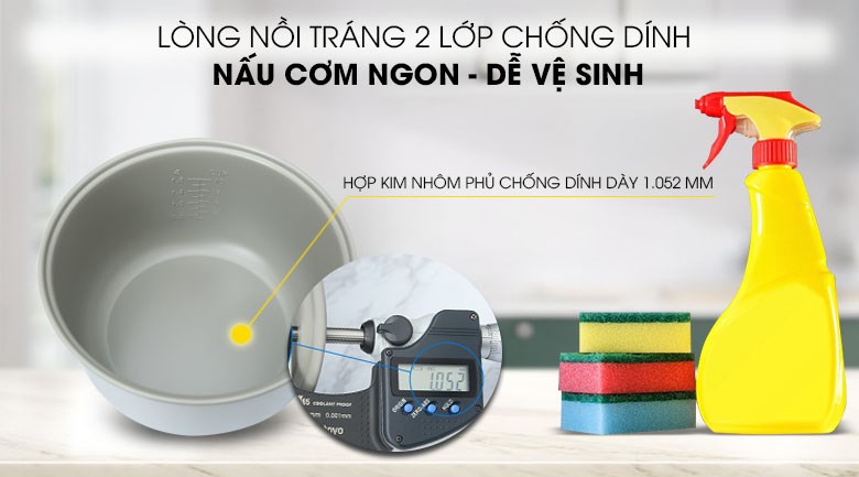 Nồi cơm nắp gài Kangaroo 1.8 lít KG18RC3 - 9