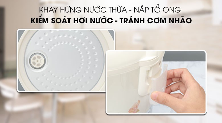 Nồi cơm nắp gài Kangaroo 1.8 lít KG18RC3 - 3