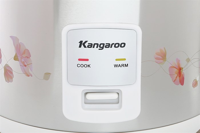 Nồi cơm nắp gài Kangaroo 1.8 lít KG18RC3 Màu Trắng