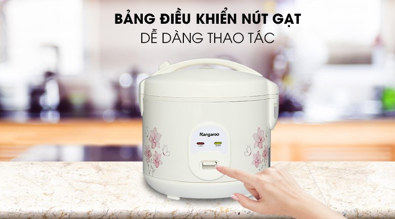 Nồi cơm điện nắp gài Kangaroo KG12RC1 1.2 lít