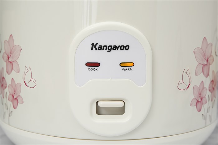 Nồi cơm nắp gài Kangaroo 1.2 lít KG12RC1 Màu Trắng