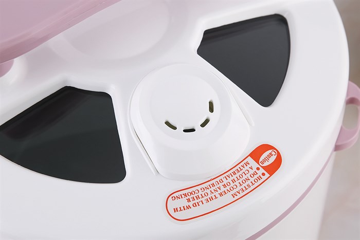 Nồi cơm nắp gài Hommy 1.8 lít X2522 Màu Trắng - Hồng