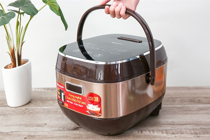 Nồi cơm cao tần Sharp 1.8 lít KS-IH191V-GL Màu Vàng đồng