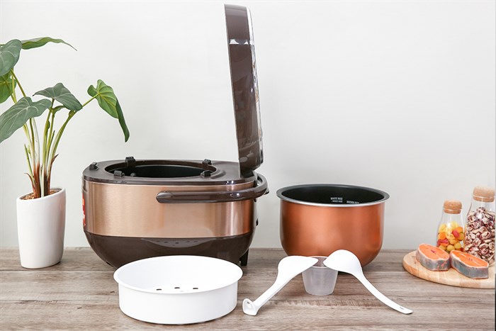 Nồi cơm cao tần Sharp 1.8 lít KS-IH191V-GL Màu Vàng đồng