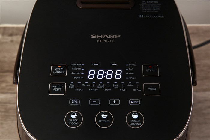 Nồi cơm cao tần Sharp 1.8 lít KS-IH191V-GL Màu Vàng đồng
