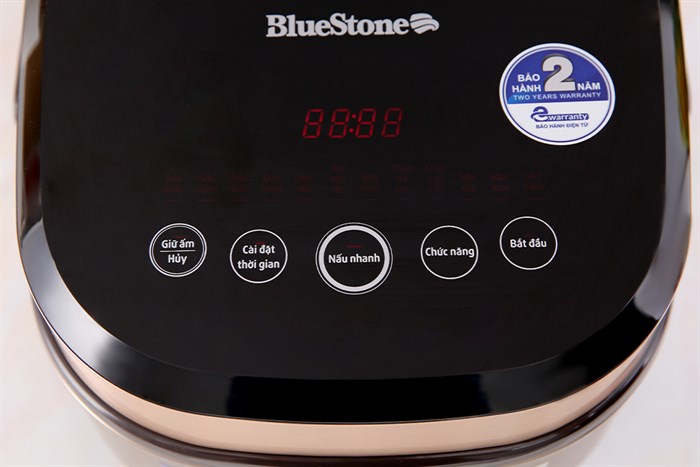 Nồi cơm cao tần BlueStone 1.5 lít RCB-5988 Màu Đen - Vàng đồng