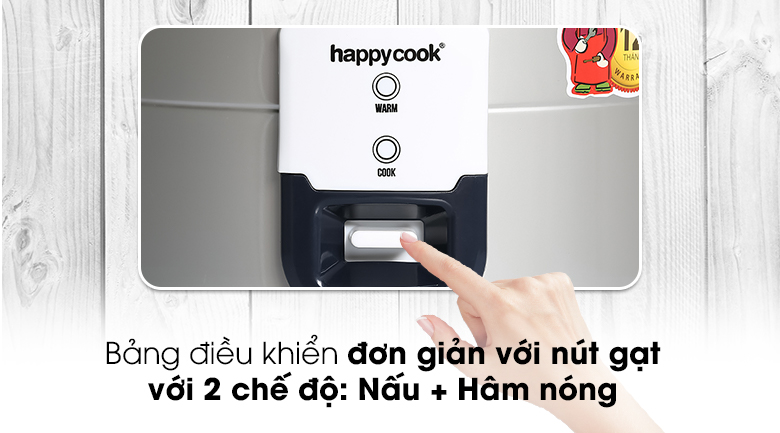 Nồi cơm nắp gài Happycook HCJ-180V 1.8 lít Nồi cơm nắp gài Happycook HCJ-180V 1.8 lít