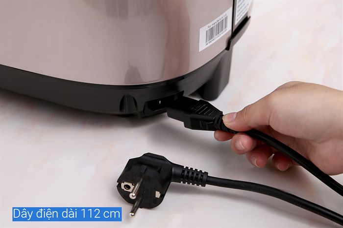 Nồi cơm cao tần Midea 1.8 lít MB-HS5008 Màu Hồng Gold