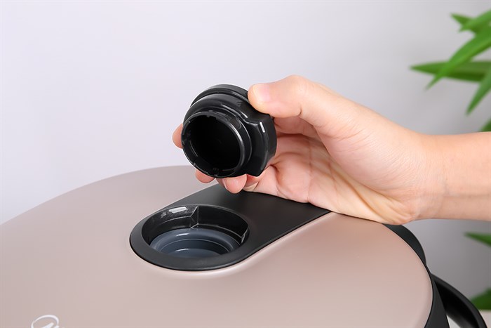 Nồi cơm điện tử Midea 1.8 lít MB-FS5021 Màu Trắng - Xám