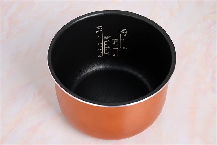 Nồi cơm điện tử Midea 1.8 lít MB-FS5021 Màu Trắng - Xám