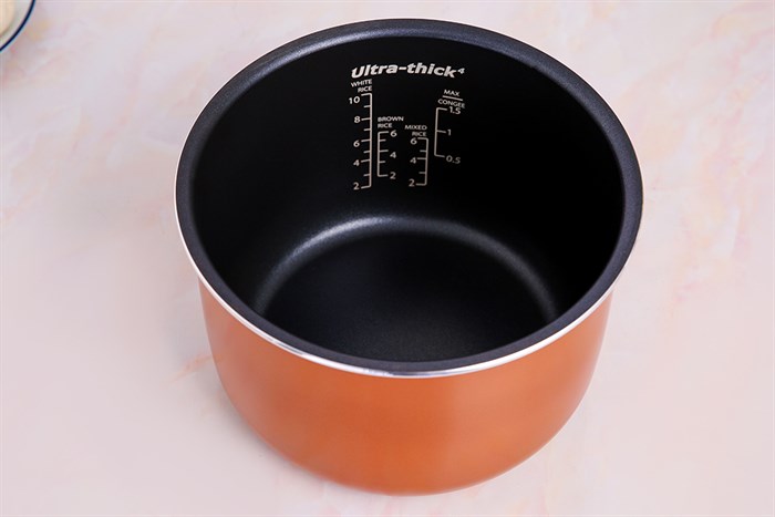 Nồi cơm điện tử Midea 1.8 lít MB-FS5023 Màu Vàng đồng