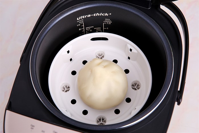 Nồi cơm điện tử Midea 1.8 lít MB-FS5023 Màu Vàng đồng