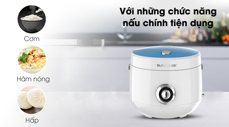 Nồi cơm nắp gài Sunhouse 1.8 lít SHD8606 - 6
