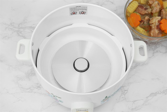 Nồi cơm nắp rời Toshiba 1.8 lít RC-18MH1PV(F) Màu Trắng