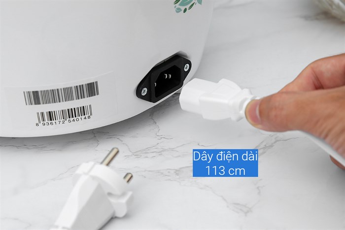 Nồi cơm nắp rời Toshiba 1.8 lít RC-18MH1PV(F) Màu Trắng