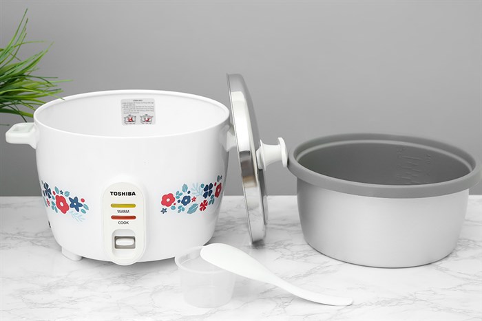 Nồi cơm nắp rời Toshiba 1.8 lít RC-18MH2PV(F) Màu Trắng