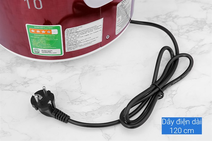 Nồi cơm nắp gài Cuckoo 1.8 lít CR-1081 Màu Đỏ