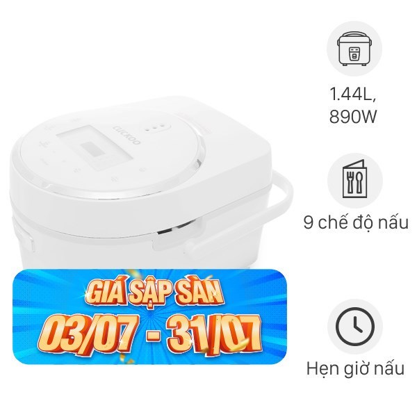 Nồi cơm điện tử Cuckoo 1.44 lít CR-0810F