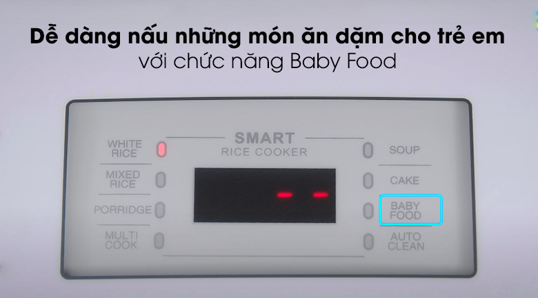 Chức năng nấu thức ăn trẻ em Nồi cơm điện Cuckoo 1.44 lít CR-0810F