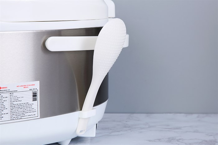 Nồi cơm điện tử Mishio MK-222 1.8 lít Màu Trắng