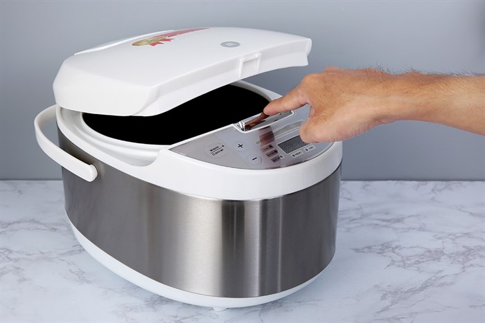 Nồi cơm điện tử Mishio MK-222 1.8 lít Màu Trắng