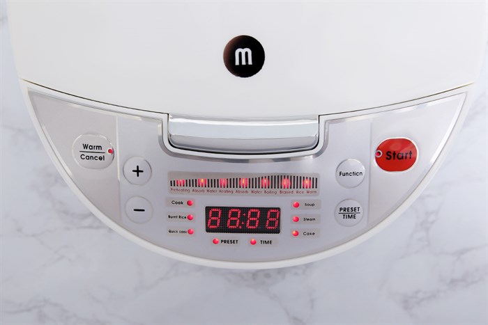 Nồi cơm điện tử Mishio MK-222 1.8 lít Màu Trắng